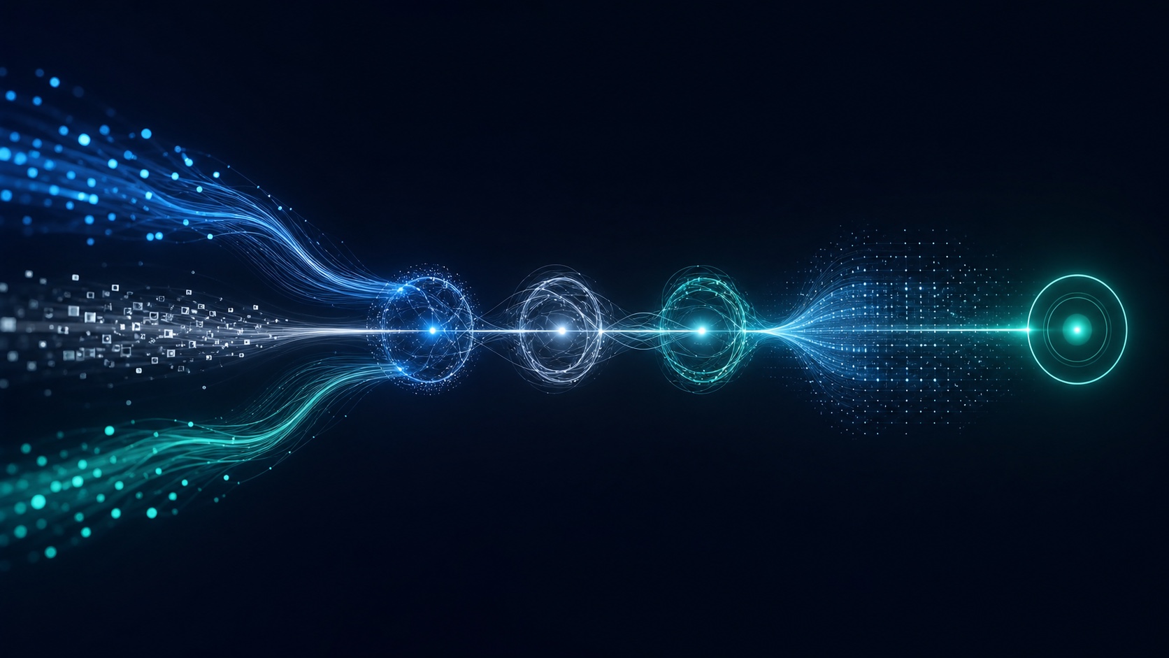 A controlled AI agent connects approved data, multiple work steps and human approval
