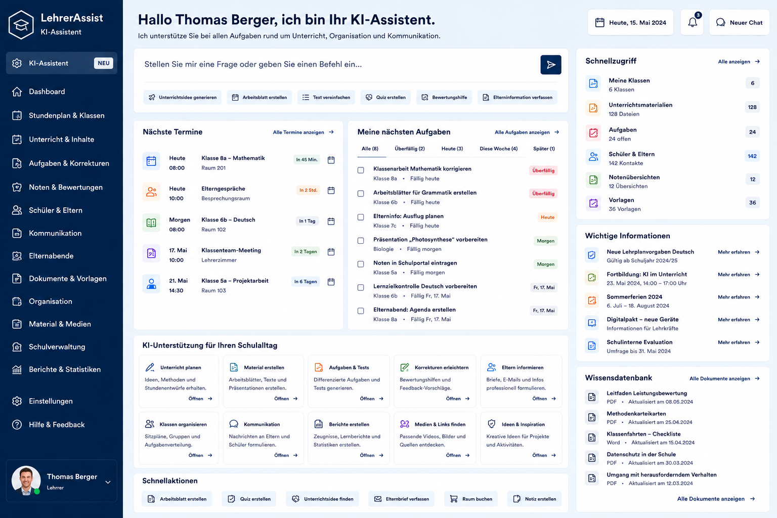 KI-Assistent für Bildung und Weiterbildung – Inhalte, Methoden und Lernfragen
