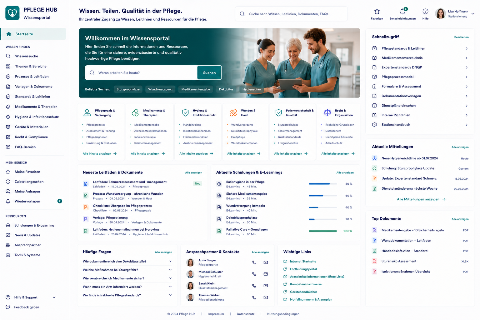 KI-Wissensmanagement-Plattform für das Gesundheitswesen