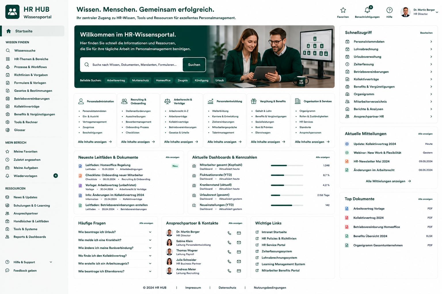 KI-Wissensmanagement-Plattform für das Personalwesen