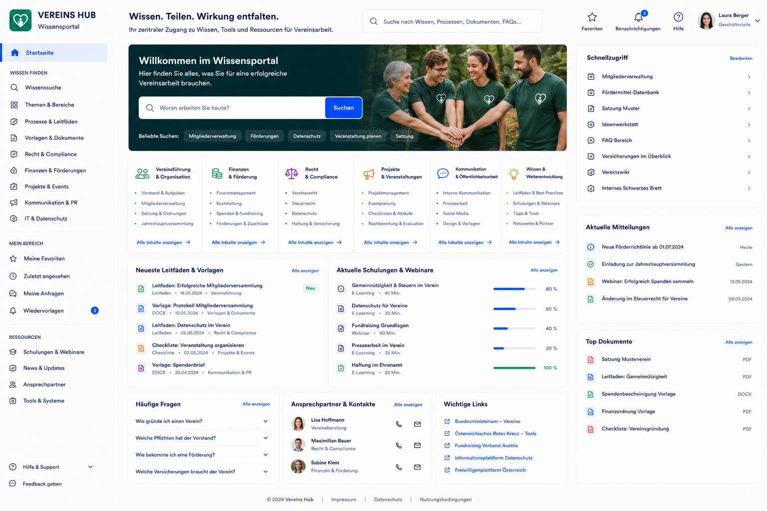 KI-Wissensmanagement-Plattform für Vereine und Non-Profit